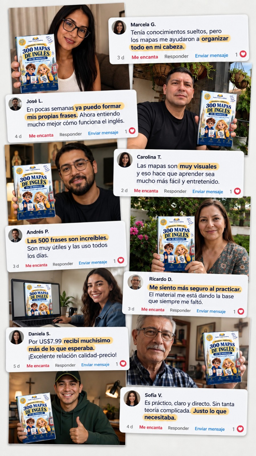 Testimonio de Comunidad Inglés en Mapas
