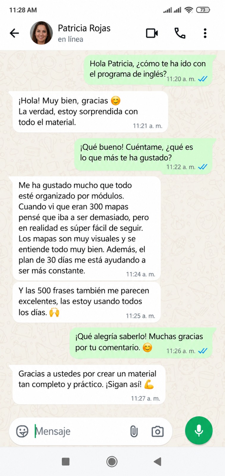 Testimonio de Patricia